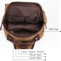 Fresion Vintage Canvas PU cuero utilitario militar Messenger cross bolsas para el cuerpo gris